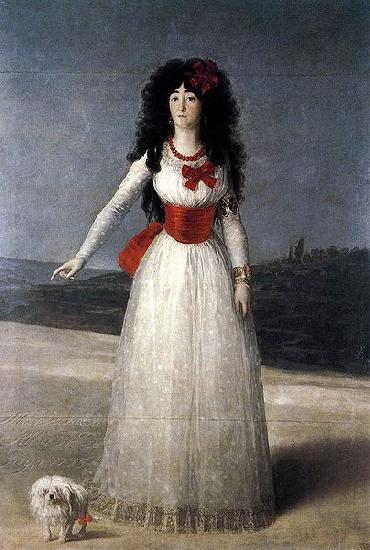 Francisco de Goya White Duchess oil painting picture